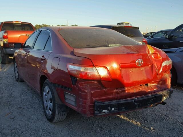 4T1BE46K99U303645 - 2009 TOYOTA CAMRY BASE RED photo 3