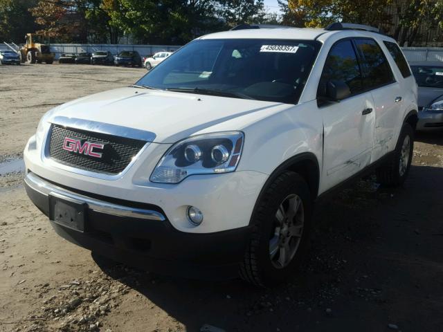 1GKKVNED2CJ338912 - 2012 GMC ACADIA WHITE photo 2