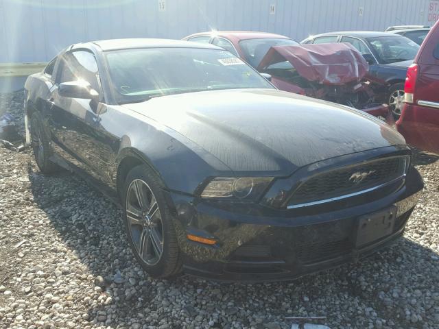 1ZVBP8AM2D5267926 - 2013 FORD MUSTANG BLACK photo 1