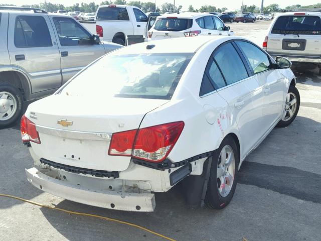 1G1PF5SC1C7376485 - 2012 CHEVROLET CRUZE LT WHITE photo 4