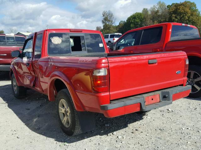 1FTYR44U95PA28598 - 2005 FORD RANGER SUP RED photo 3