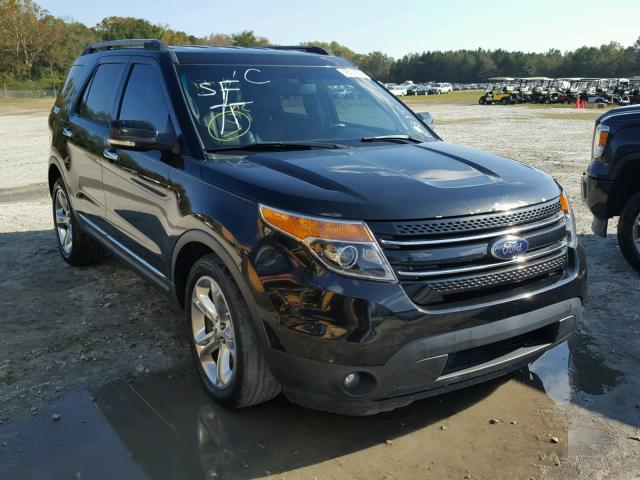 1FM5K7F87DGB58995 - 2013 FORD EXPLORER L BLACK photo 1