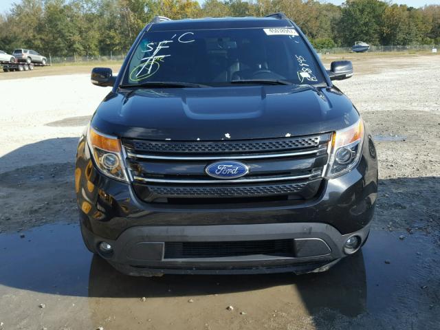 1FM5K7F87DGB58995 - 2013 FORD EXPLORER L BLACK photo 10