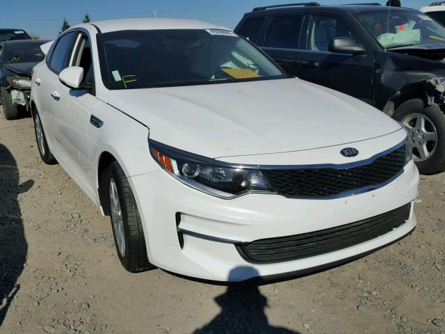 5XXGT4L34GG063811 - 2016 KIA OPTIMA LX WHITE photo 1