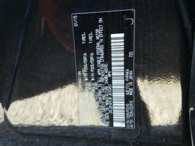 JTLZE4FE4FJ070451 - 2015 TOYOTA SCION XB Gris foto 10