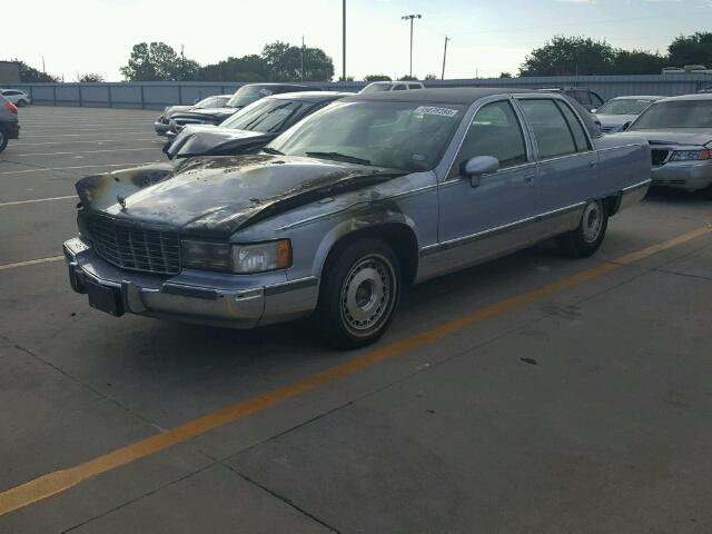 1G6DW52P0RR717775 - 1994 CADILLAC FLEETWOOD BLUE photo 2