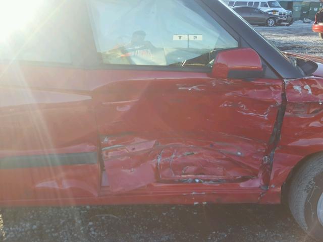 KNDJT2A58D7569371 - 2013 KIA SOUL RED photo 9