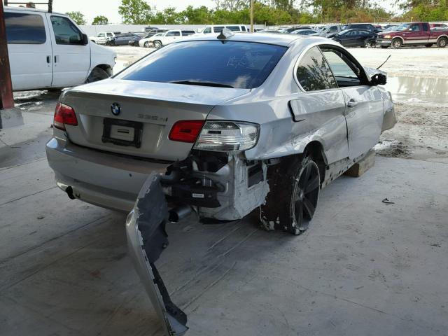 WBAWC73508E064181 - 2008 BMW 335 XI GRAY photo 4