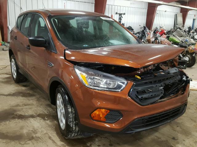 1FMCU0F72HUC86990 - 2017 FORD ESCAPE S ORANGE photo 1