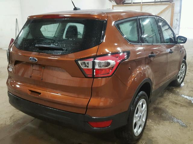 1FMCU0F72HUC86990 - 2017 FORD ESCAPE S ORANGE photo 4