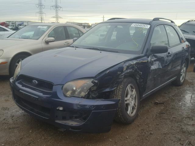 JF1GG67515H807883 - 2005 SUBARU IMPREZA RS BLUE photo 2