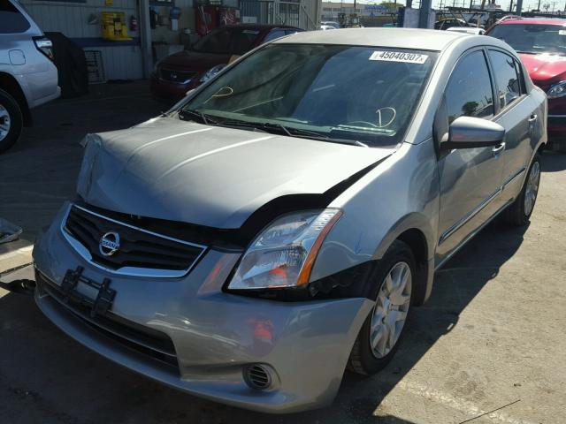 3N1AB6AP5CL776776 - 2012 NISSAN SENTRA 2.0 GRAY photo 2