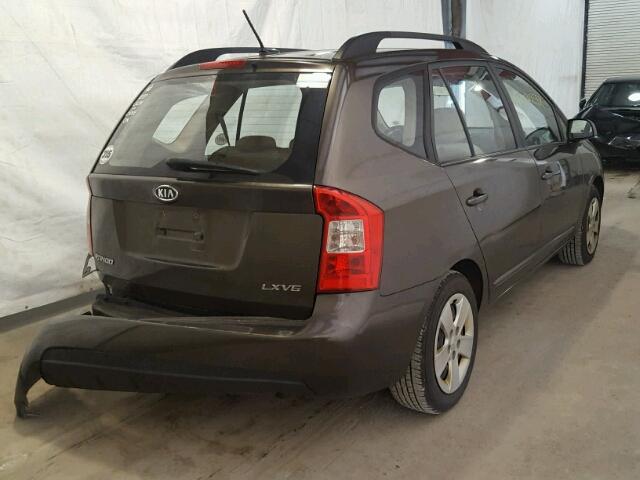 KNAFG526X97252957 - 2009 KIA RONDO LX BROWN photo 4