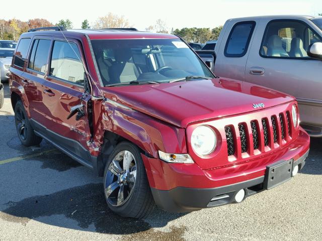 1J4NF1GB3BD201186 - 2011 JEEP PATRIOT MAROON photo 1