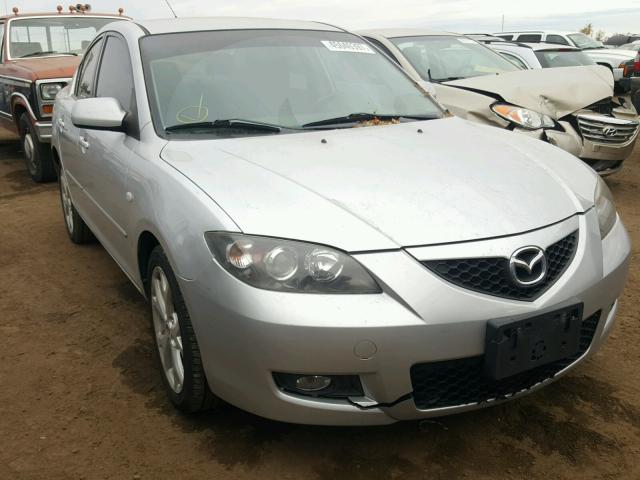 JM1BK32F281153121 - 2008 MAZDA 3 I GRAY photo 1