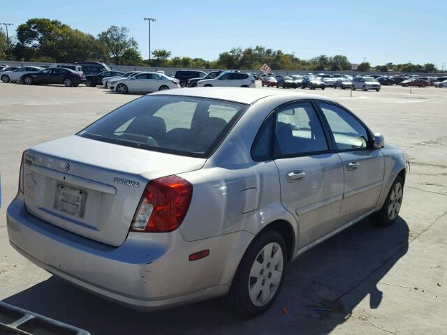 KL5JD56Z48K925589 - 2008 SUZUKI FORENZA BA SILVER photo 4