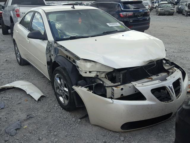 1G2ZG57B094186902 - 2009 PONTIAC G6 WHITE photo 1