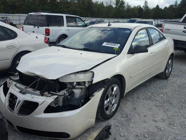 1G2ZG57B094186902 - 2009 PONTIAC G6 WHITE photo 2