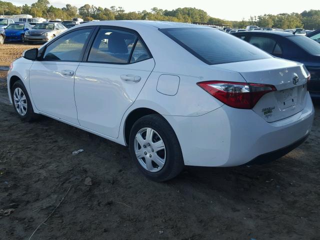 2T1BURHE3FC257878 - 2015 TOYOTA COROLLA WHITE photo 3