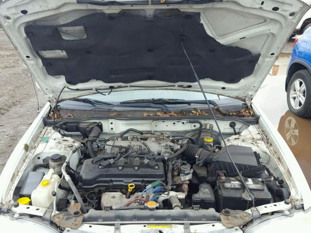 3N1CB51A62L554163 - 2002 NISSAN SENTRA GXE WHITE photo 7