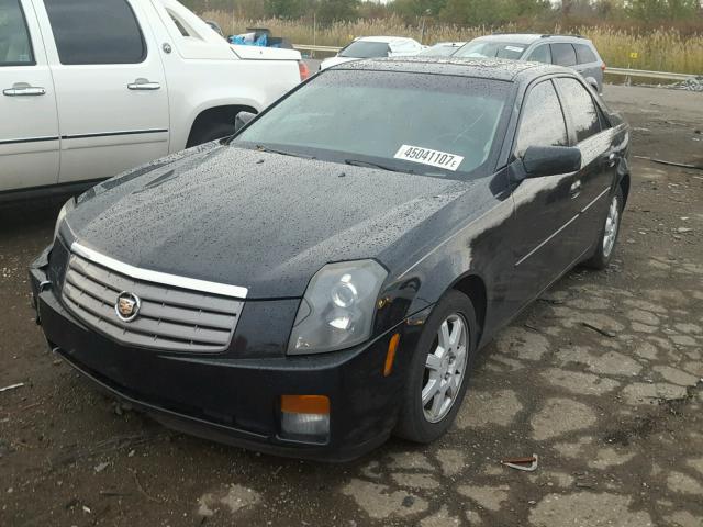 1G6DP567550183842 - 2005 CADILLAC CTS BLACK photo 2