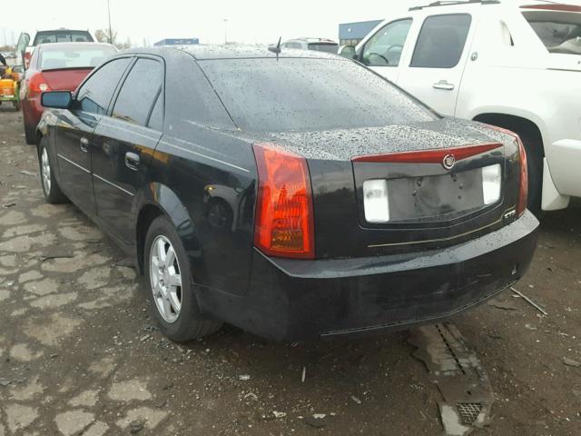 1G6DP567550183842 - 2005 CADILLAC CTS BLACK photo 3