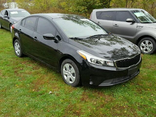 3KPFK4A72HE114320 - 2017 KIA FORTE BLACK photo 1