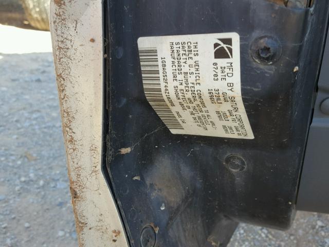 1G8AG52F44Z102895 - 2004 SATURN ION LEVEL WHITE photo 10