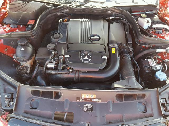 WDDGF4HB1CA718753 - 2012 MERCEDES-BENZ C RED photo 7