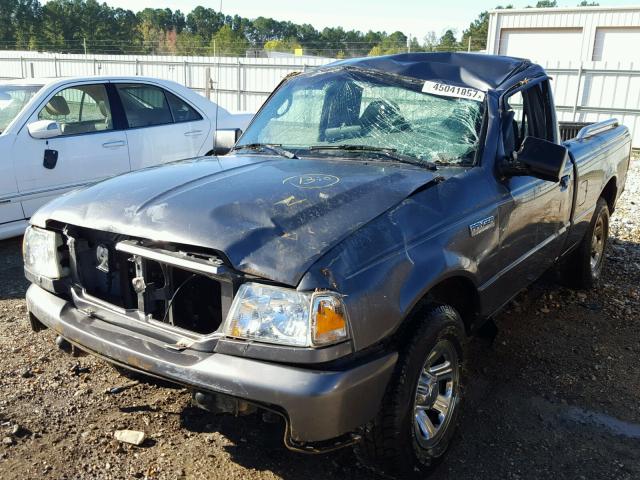 1FTYR10D67PA69455 - 2007 FORD RANGER GRAY photo 2
