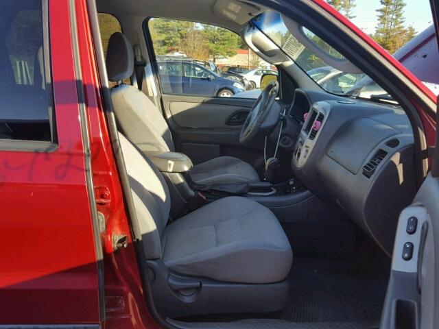 1FMYU93187KB58676 - 2007 FORD ESCAPE XLT MAROON photo 5