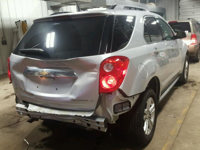 2CNALPEW5A6245415 - 2010 CHEVROLET EQUINOX LT SILVER photo 4