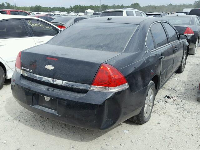 2G1WT58K069141288 - 2006 CHEVROLET IMPALA LT BLACK photo 4