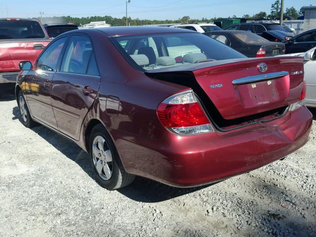 4T1BE32K76U123494 - 2006 TOYOTA CAMRY LE ბურგუნდია ფოტო 3