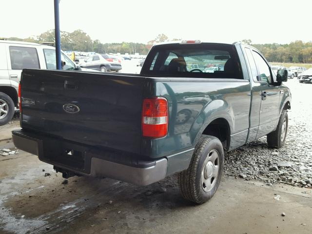 1FTRF12216NB11288 - 2006 FORD F150 GREEN photo 4