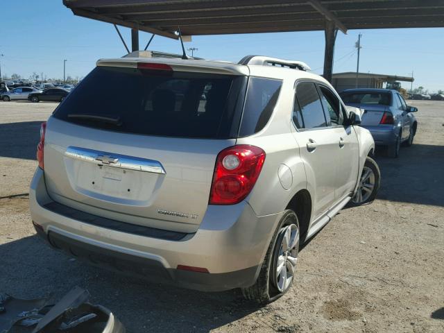 2GNALDEK6D6172034 - 2013 CHEVROLET EQUINOX LT SILVER photo 4