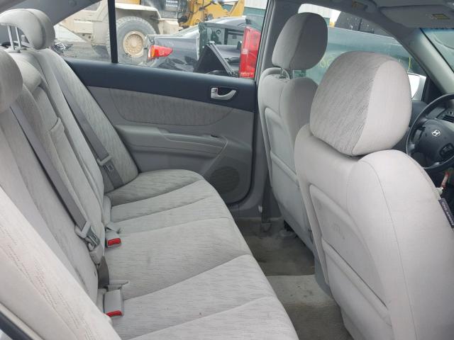 KMHET46C86A113649 - 2006 HYUNDAI SONATA GL GRAY photo 6