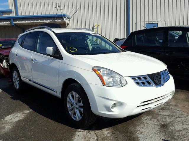 JN8AS5MT4BW152917 - 2011 NISSAN ROGUE S WHITE photo 1