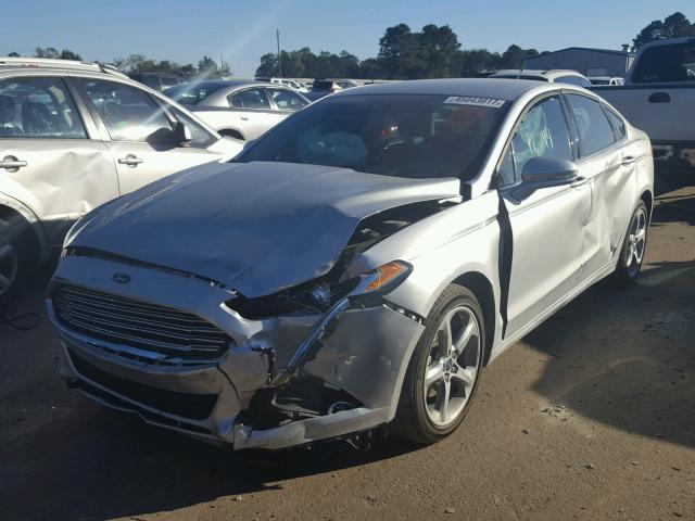 3FA6P0H73GR296722 - 2016 FORD FUSION SE SILVER photo 2