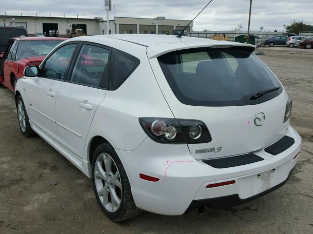 JM1BK143471709371 - 2007 MAZDA 3 HATCHBAC WHITE photo 3