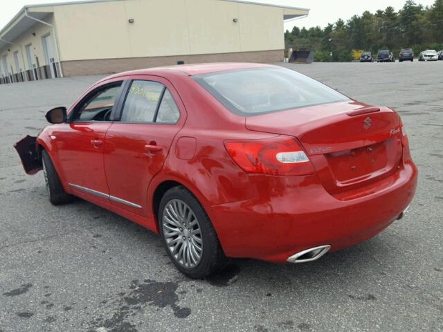 JS2RE9A5XA6100747 - 2010 SUZUKI KIZASHI GT RED photo 3