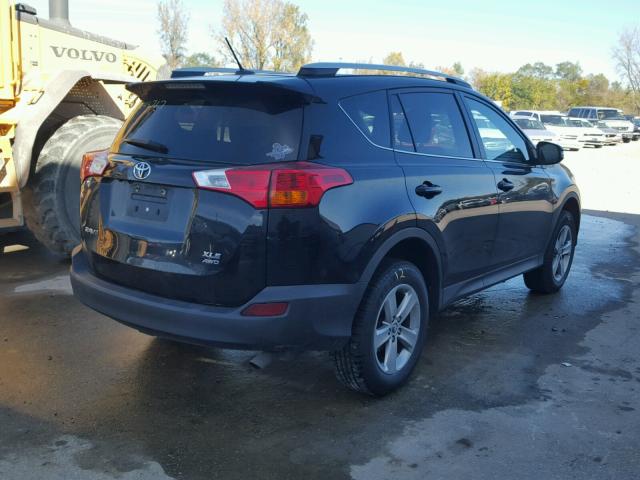 2T3RFREV2FW292138 - 2015 TOYOTA RAV4 XLE BLACK photo 4