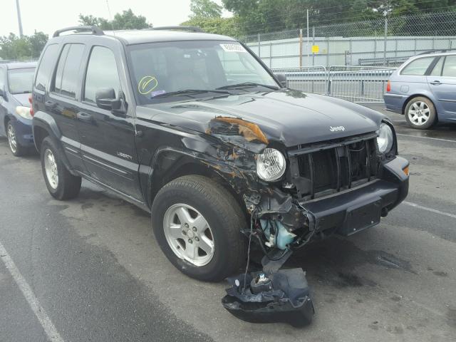 1J4GL58K84W146202 - 2004 JEEP LIBERTY LI BLACK photo 1