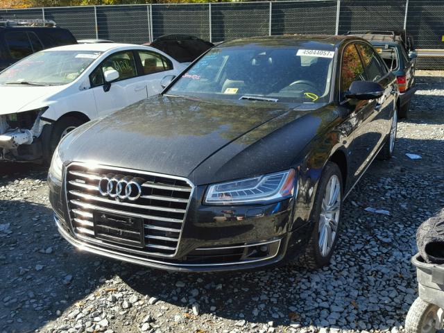 WAU32AFD7FN039992 - 2015 AUDI A8 L QUATT BLACK photo 2