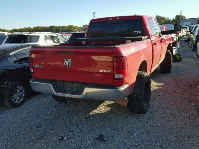 3C6UD5DL5CG190960 - 2012 DODGE RAM 2500 S RED photo 4