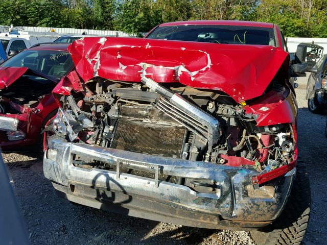 3C6UD5DL5CG190960 - 2012 DODGE RAM 2500 S RED photo 9