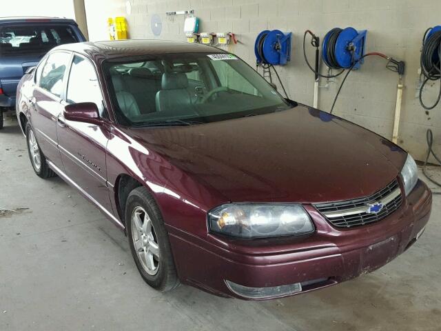 2G1WH52K149384759 - 2004 CHEVROLET IMPALA LS MAROON photo 1