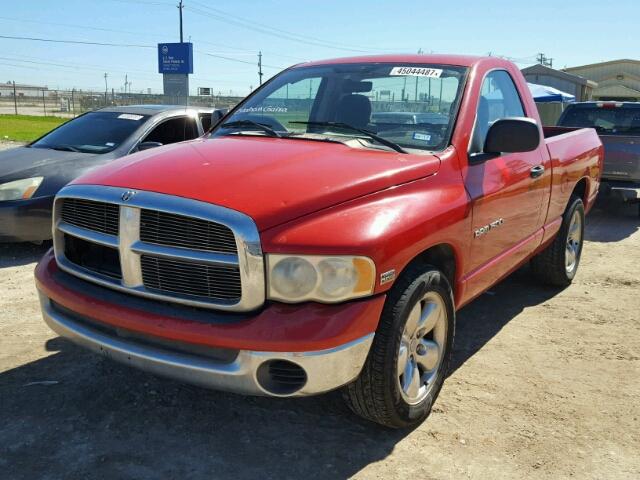 1D7HA16D83J647363 - 2003 DODGE RAM 1500 S RED photo 2