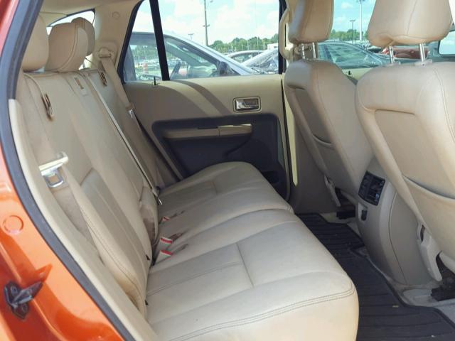 2FMDK39C47BB49798 - 2007 FORD EDGE SEL P ORANGE photo 6