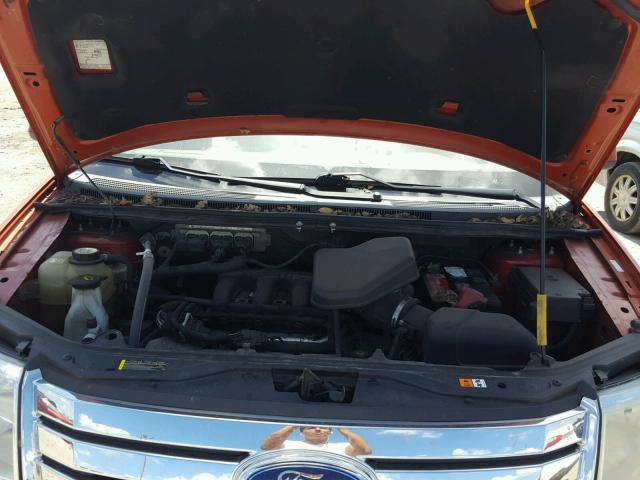 2FMDK39C47BB49798 - 2007 FORD EDGE SEL P ORANGE photo 7